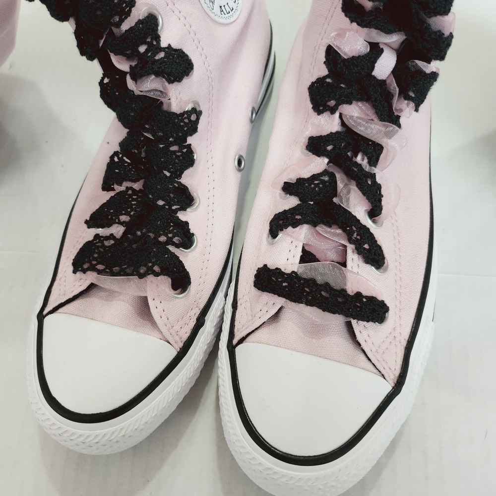 Women Sz 8.5 Converse Sneakers Chuck Taylor All Star XX-High Double Lace A16385C - Picture 5 of 7